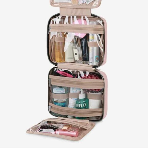 Pink Hanging Toiletry Bag NWOT - Picture 1 of 7